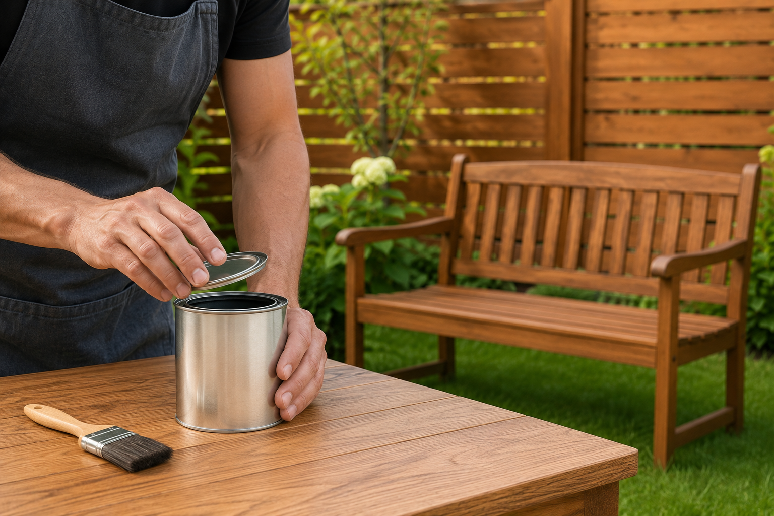 Tip van de Week: Sluit een geopend blik beits direct na gebruik goed af