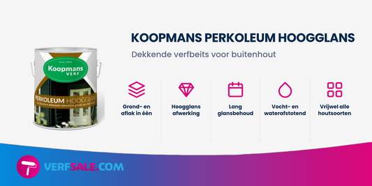 Koopmans Perkoleum Hoogglans Dekkend - Antraciet