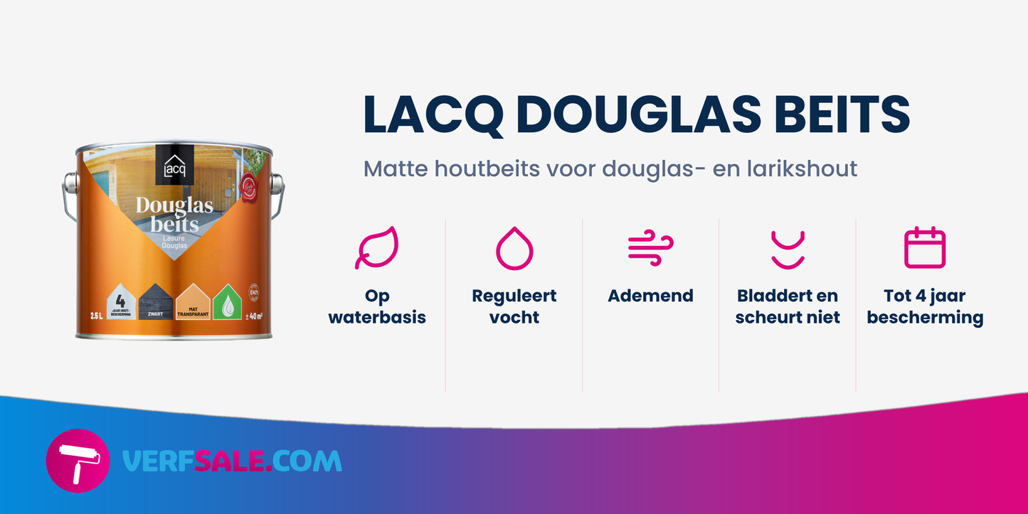Lacq Douglas Beits Zwart