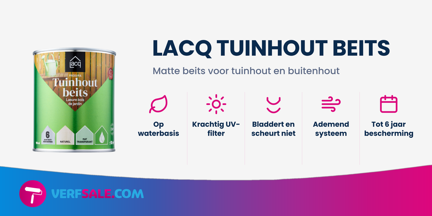 Lacq Tuinhoutbeits Transparant Naturel