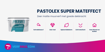 Pastolex Super Mateffect muurverf, sfeerbeeld van Verfsale.com