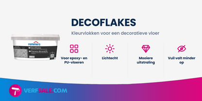 Remmers Decoflakes - Antraciet