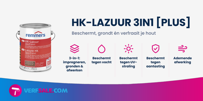 Remmers HK-Lazuur 3in1 [PLUS] - Kastanje