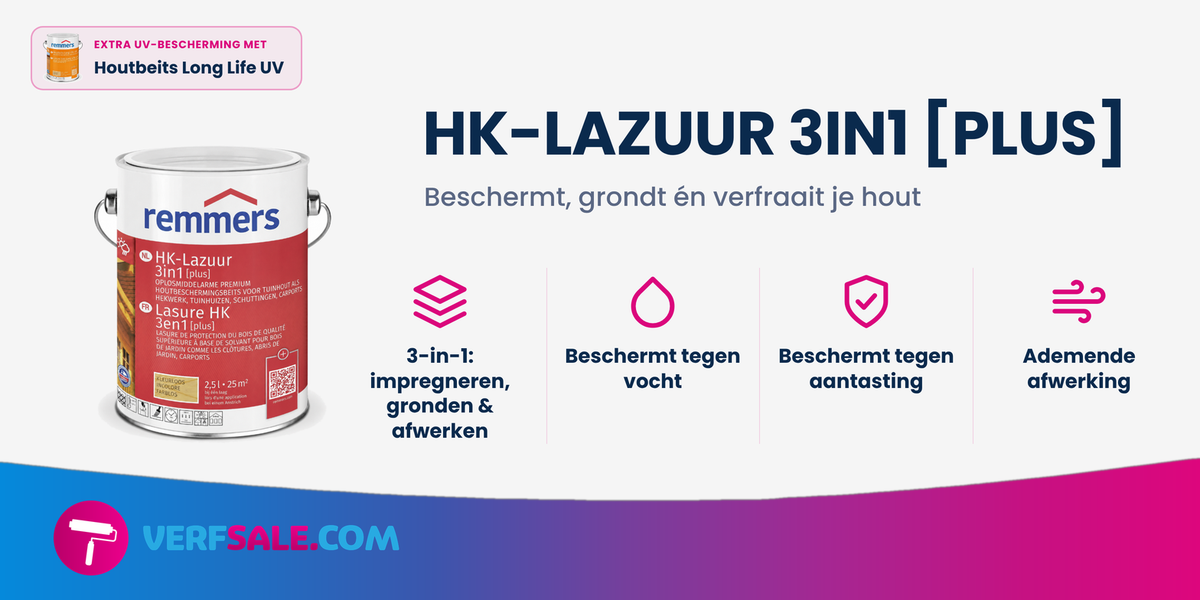 Remmers HK-Lazuur 3in1 [PLUS] - Kleurloos