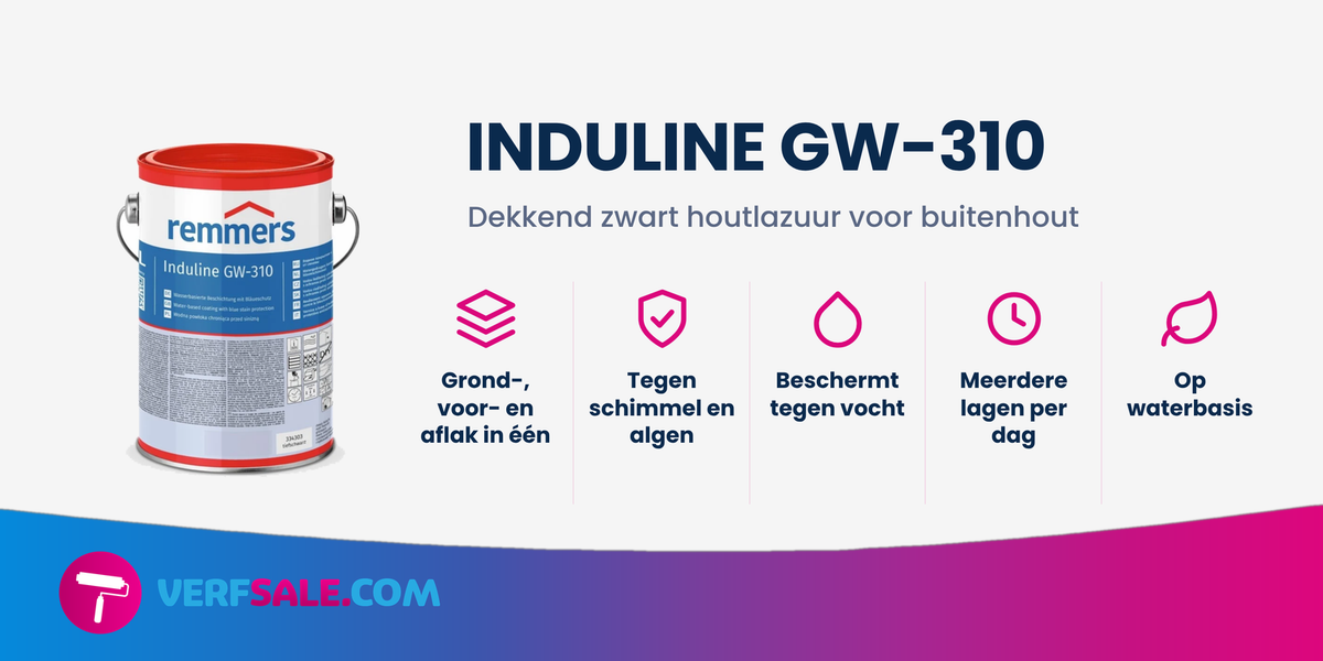 Remmers Induline GW-310 - Diepzwart (Naam gewijzigd: T-670 PLUS)