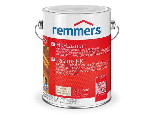 Remmers HK-Lazuur 3in1 - Wit - Houtbeits
