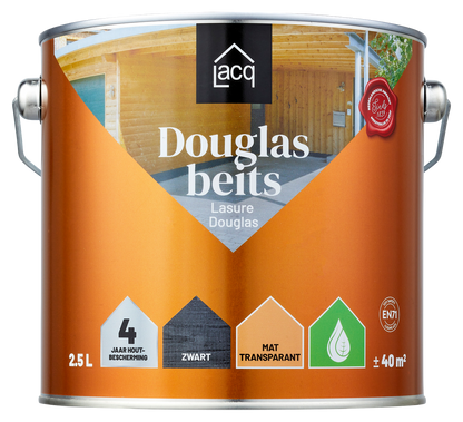 Lacq Douglas Beits Zwart