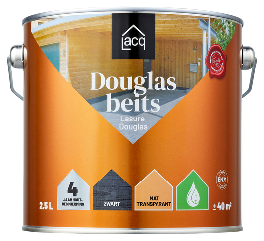 Lacq Douglas Beits Zwart