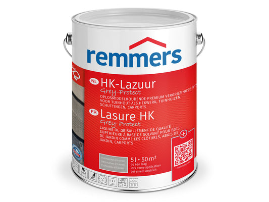 Remmers HK-Lazuur 3in1 - Platinagrijs - Houtbeits