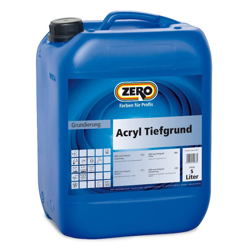 Zero Acryl Tiefgrund transparant voorstrijkmiddel 5 liter kopen? | Verfsale.com